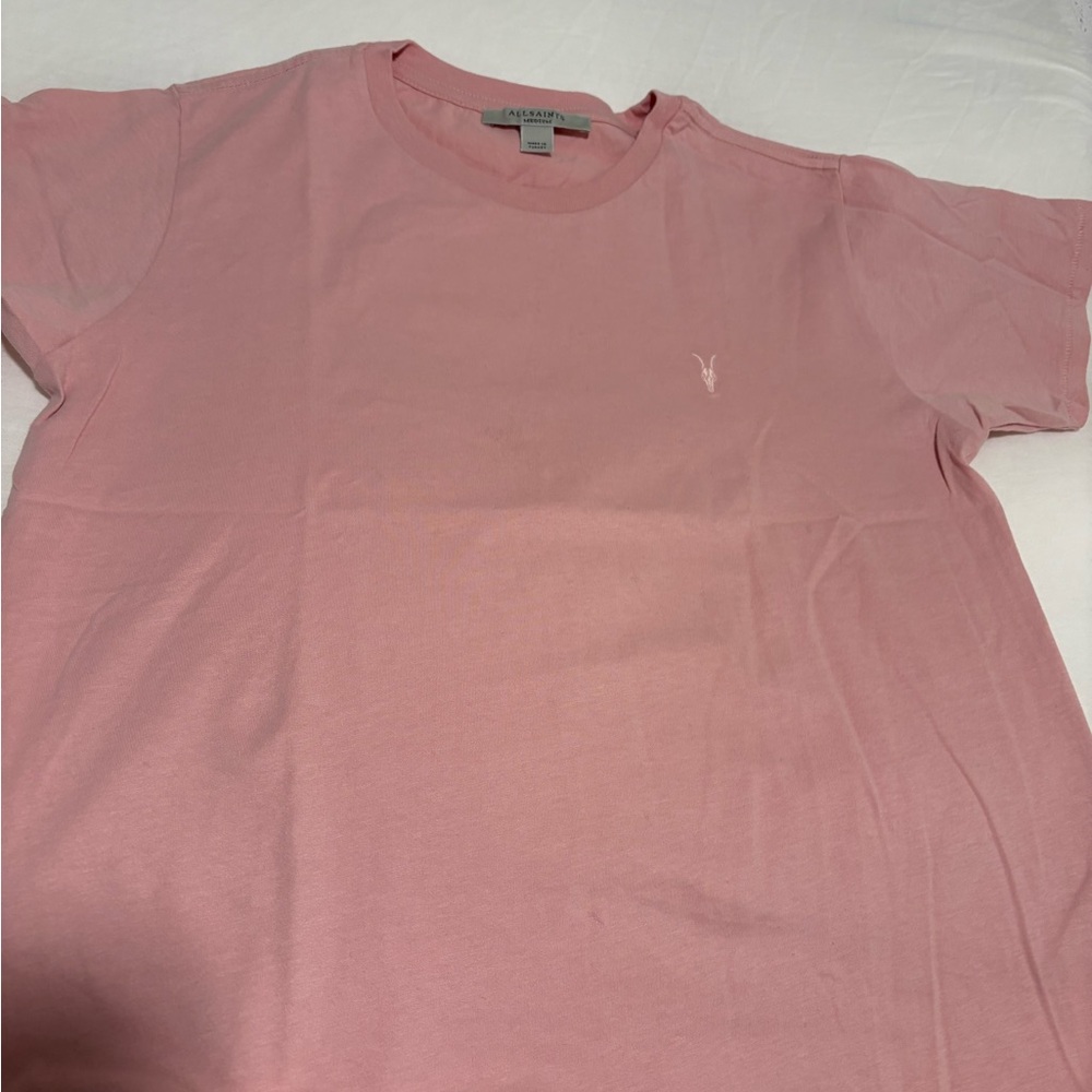 Pink-rose Crew all saints T-Shirt